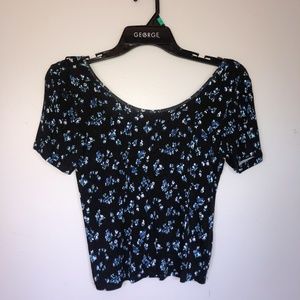 Womens Junior Crop Top